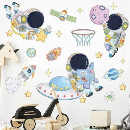 Kids Room Nordic Space Decor 3D Wall Sticker - 3D Wall Sticker - ZOOYOO - Mad Fly Essentials