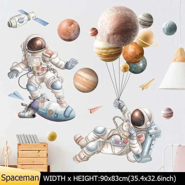 Kids Room Nordic Space Decor 3D Wall Sticker - 3D Wall Sticker - ZOOYOO - Mad Fly Essentials