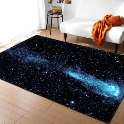 Kids Room Space Universe Anti - Slip 3D Area Rug - Area Rug - LOUSIDREAM - Mad Fly Essentials