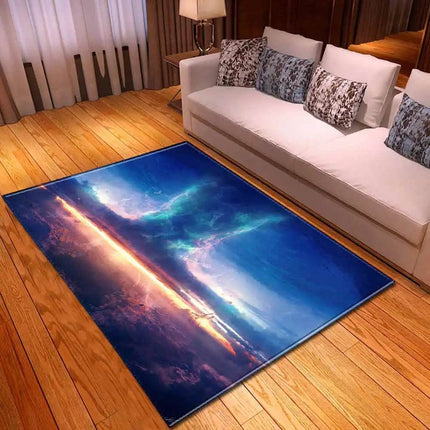 Kids Room Space Universe Anti-Slip 3D Rug - Mad Fly Essentials