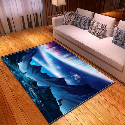 Kids Room Space Universe Anti - Slip 3D Area Rug - Area Rug - LOUSIDREAM - Mad Fly Essentials