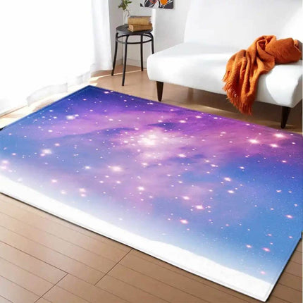 Kids Room Space Universe Anti - Slip 3D Area Rug - Area Rug - LOUSIDREAM - Mad Fly Essentials
