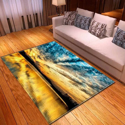 Kids Room Space Universe Anti - Slip 3D Area Rug - Area Rug - LOUSIDREAM - Mad Fly Essentials