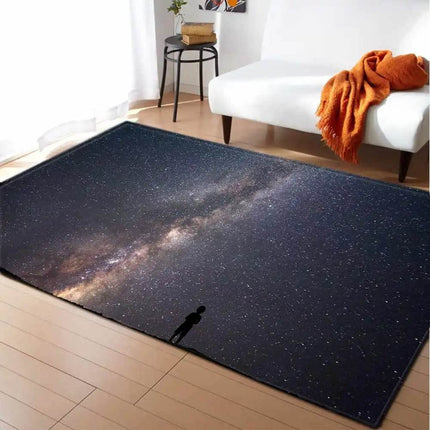 Kids Room Space Universe Anti - Slip 3D Area Rug - Area Rug - LOUSIDREAM - Mad Fly Essentials