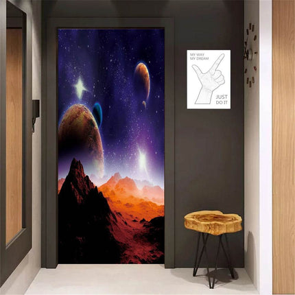 Kids Room Starry Sky Adhesive 3D Wall Sticker - 3D Wall Sticker - HonC - Mad Fly Essentials
