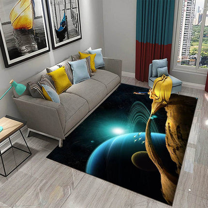 Kids Room Starry Sky Space Modern Area Rug - Area Rug - WESSD - Mad Fly Essentials