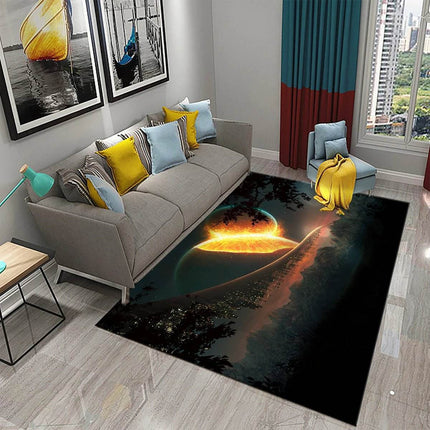 Kids Room Starry Sky Space Modern Area Rug - Area Rug - WESSD - Mad Fly Essentials