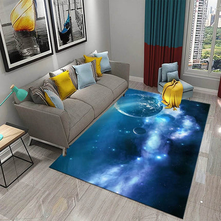 Kids Room Starry Sky Space Modern Area Rug - Area Rug - WESSD - Mad Fly Essentials