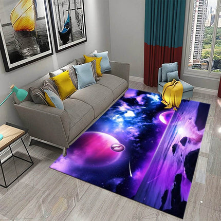 Kids Room Starry Sky Space Modern Area Rug - Area Rug - WESSD - Mad Fly Essentials