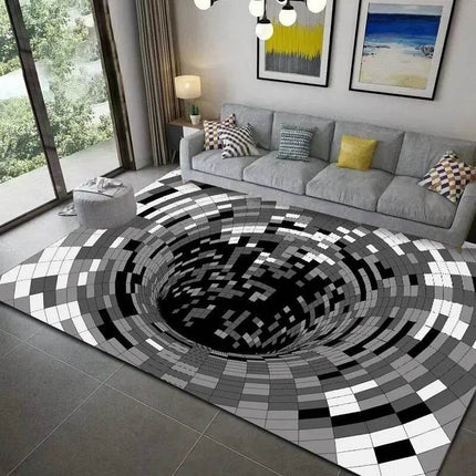 Kids Room Vortex 3D Illusion Area Rug - Mad Fly Essentials