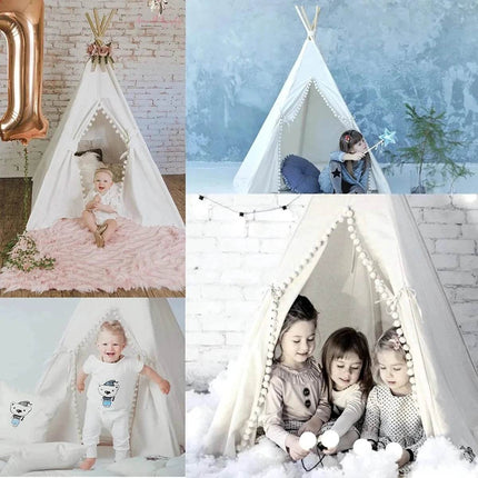 Kids Room Wigwam Tent Play House Baby Essentials - Baby Essentials - Baby Essentials - Mad Fly Essentials