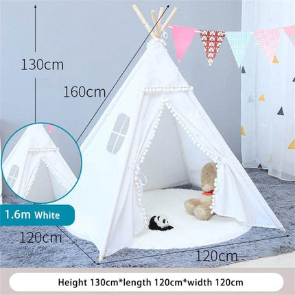 Kids Room Wigwam Tent Play House Baby Essentials - Baby Essentials - Baby Essentials - Mad Fly Essentials