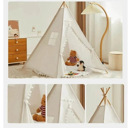 Kids Room Wigwam Tent Play House Baby Essentials - Baby Essentials - Baby Essentials - Mad Fly Essentials