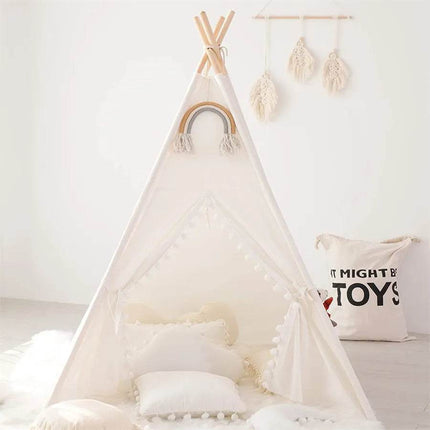 Kids Room Wigwam Tent Play House Baby Essentials - Baby Essentials - Baby Essentials - Mad Fly Essentials
