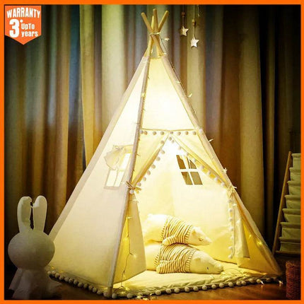 Kids Room Wigwam Tent Play House Baby Essentials - Baby Essentials - Baby Essentials - Mad Fly Essentials