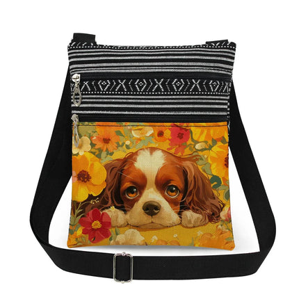King Charles Spaniel Dog Crossbody Bag - Crossbody Bag - MvENSH - Mad Fly Essentials