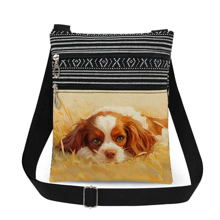 King Charles Spaniel Dog Crossbody Bag - Crossbody Bag - MvENSH - Mad Fly Essentials