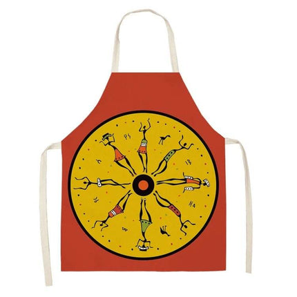 Kitchen African Style Pinafore Bib Aprons - Mad Fly Essentials