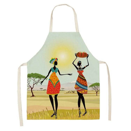 African Style Pinafore Bib Apron Kitchen Essentials - Kitchen Essentials - RIANCY - Mad Fly Essentials