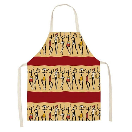 Kitchen African Style Pinafore Bib Aprons - Mad Fly Essentials