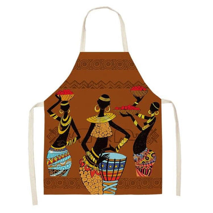 African Style Pinafore Bib Apron Kitchen Essentials - Kitchen Essentials - RIANCY - Mad Fly Essentials