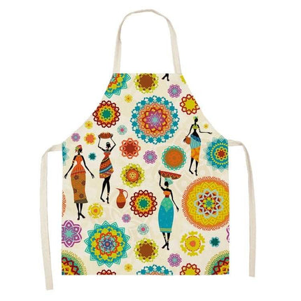 Kitchen African Style Pinafore Bib Aprons - Mad Fly Essentials
