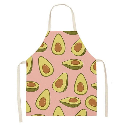 Avocado Tropical Linen Kitchen Apron - Kitchen Apron - Sun Home - Mad Fly Essentials