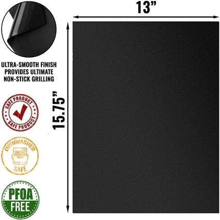 Kitchen Essentials 1-5pc Heat Resistant BBQ Grill Mats - Kitchen Essentials - BalmyDays - Mad Fly Essentials