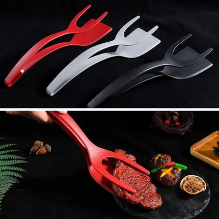 Kitchen Essentials Easy 2-in-1 Egg Bakeware Grip Flip Tong - Kitchen Essentials - UOSU - Mad Fly Essentials