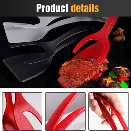 Kitchen Essentials Easy 2-in-1 Egg Bakeware Grip Flip Tong - Kitchen Essentials - UOSU - Mad Fly Essentials