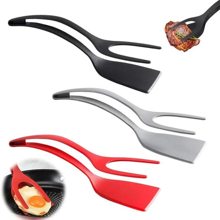 Kitchen Essentials Easy 2-in-1 Egg Bakeware Grip Flip Tong - Kitchen Essentials - UOSU - Mad Fly Essentials