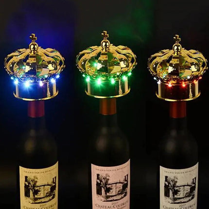 Kitchen Essentials Rechargeable LED KING QUEEN CROWN Bottle Topper - Kitchen Essentials - Trisdar - Mad Fly Essentials