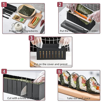 Kitchen Gadget 10pc/set DIY Kitchen Sushi Making Kit - Kitchen Gadget - Sushi Tools - Mad Fly Essentials