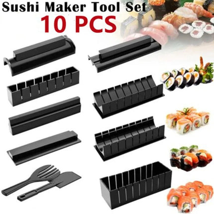 Kitchen Gadget 10pc/set DIY Kitchen Sushi Making Kit - Kitchen Gadget - Sushi Tools - Mad Fly Essentials