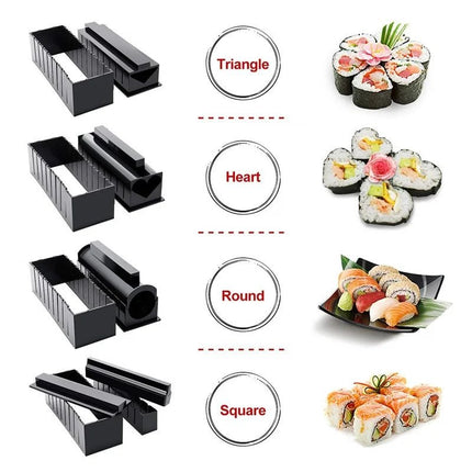 Kitchen Gadget 10pc/set DIY Kitchen Sushi Making Kit - Kitchen Gadget - Sushi Tools - Mad Fly Essentials