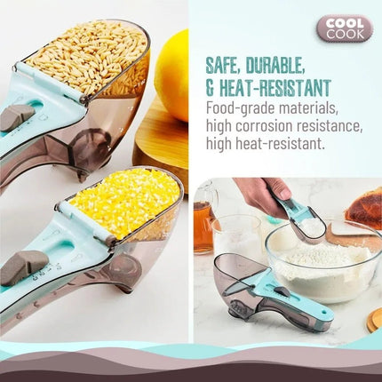 Kitchen Gadget 2pc 30-130ml Adjustable Measuring Spoon Set - Kitchen Gadget - Tagle - Mad Fly Essentials