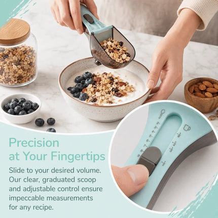 Kitchen Gadget 2pc 30-130ml Adjustable Measuring Spoon Set - Kitchen Gadget - Tagle - Mad Fly Essentials