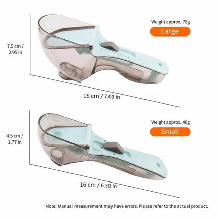 Kitchen Gadget 2pc 30-130ml Adjustable Measuring Spoon Set - Kitchen Gadget - Tagle - Mad Fly Essentials