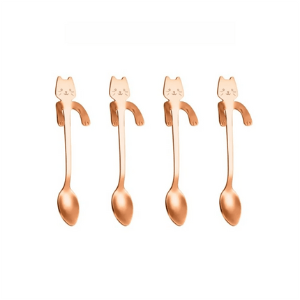 Kitchen Gadget Stainless Steel Mini Cat Spoon - Kitchen Gadget - VanKood - Mad Fly Essentials