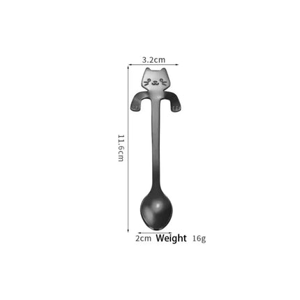 Kitchen Gadget Stainless Steel Mini Cat Spoon - Kitchen Gadget - VanKood - Mad Fly Essentials