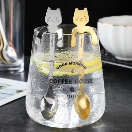 Kitchen Gadget Stainless Steel Mini Cat Spoon - Kitchen Gadget - VanKood - Mad Fly Essentials