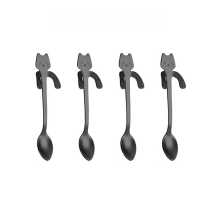 Kitchen Gadget Stainless Steel Mini Cat Spoon - Kitchen Gadget - VanKood - Mad Fly Essentials
