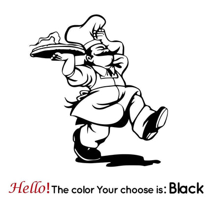 Kitchen Italian Chef 3D Wall Sticker - 3D Wall Sticker - BRUP - Mad Fly Essentials