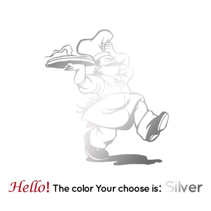 Kitchen Italian Chef 3D Wall Sticker - 3D Wall Sticker - BRUP - Mad Fly Essentials