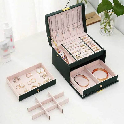 Large Capacity 3 Drawer Jewelry Box Storage Solutions - Storage Solutions - Casegrace - Mad Fly Essentials