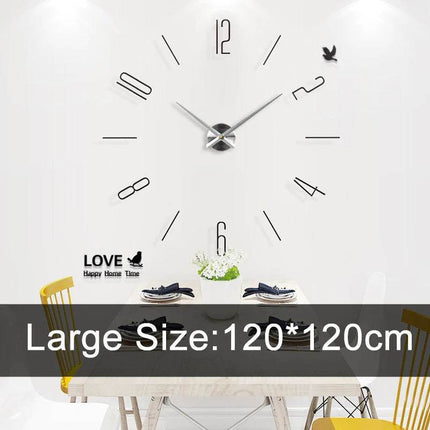 Large DIY 3D Modern Wall Clock Home Decor - Home Decor - Preciser - Mad Fly Essentials
