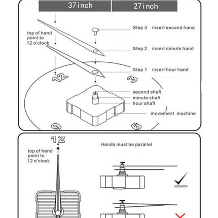 Large DIY 3D Modern Wall Clock Home Decor - Home Decor - Preciser - Mad Fly Essentials