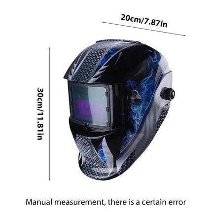 Large View Hoods Arc Auto Darken Welding Mask - Welding Mask - JALU - Mad Fly Essentials