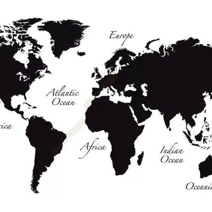 Large World Map Vinyl Decal Home Decor 3D Wall Sticker - 3D Wall Sticker - COCOPLAY - Mad Fly Essentials