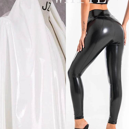 Leather High Waist Black Leggings Women Clubwear - Leggings - Sexy Goddess - Mad Fly Essentials